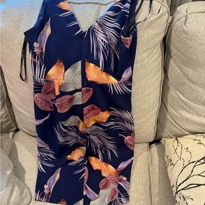 Tropical Print Dress